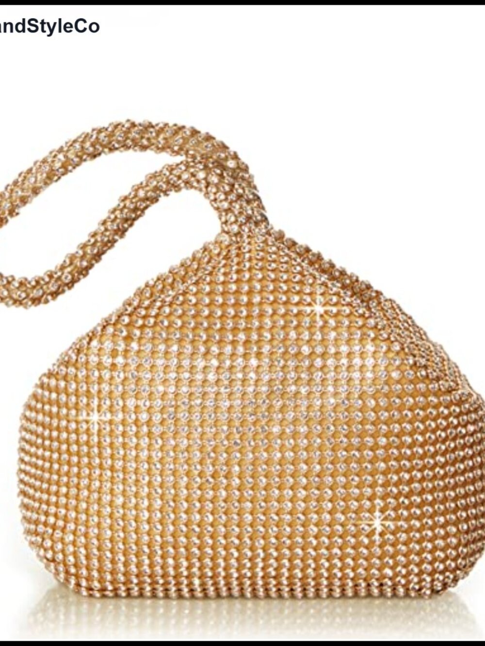Rhinestone Clutch Triangle Sparkly Evening Bag Satin Formal Party